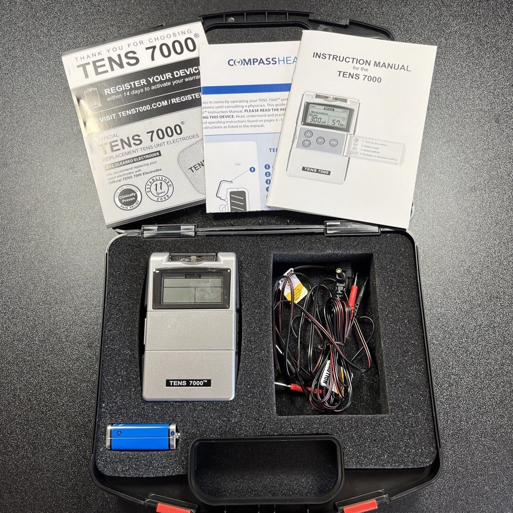 Electrical Stimulation Tens Unit 7000 Machine Muscle Massage Therapy Pain Relief